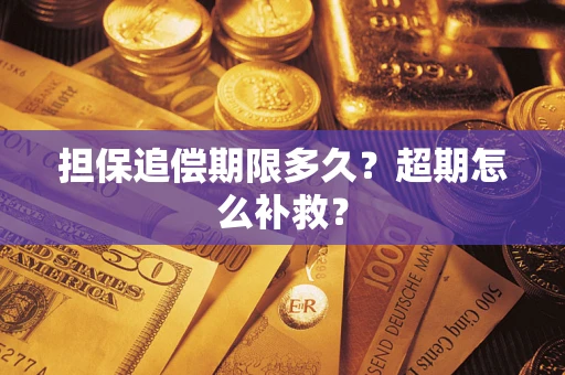济南担保追偿期限多久？超期怎么补救？