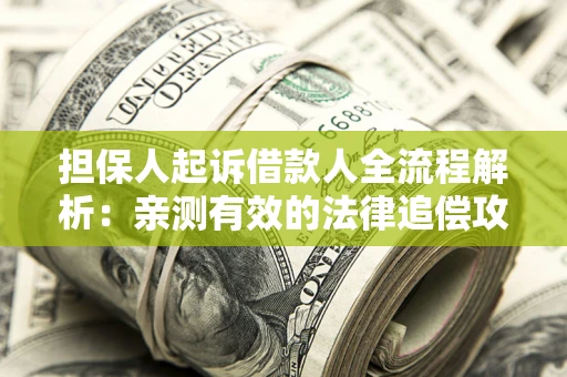 济南担保人起诉借款人全流程解析：亲测有效的法律追偿攻略